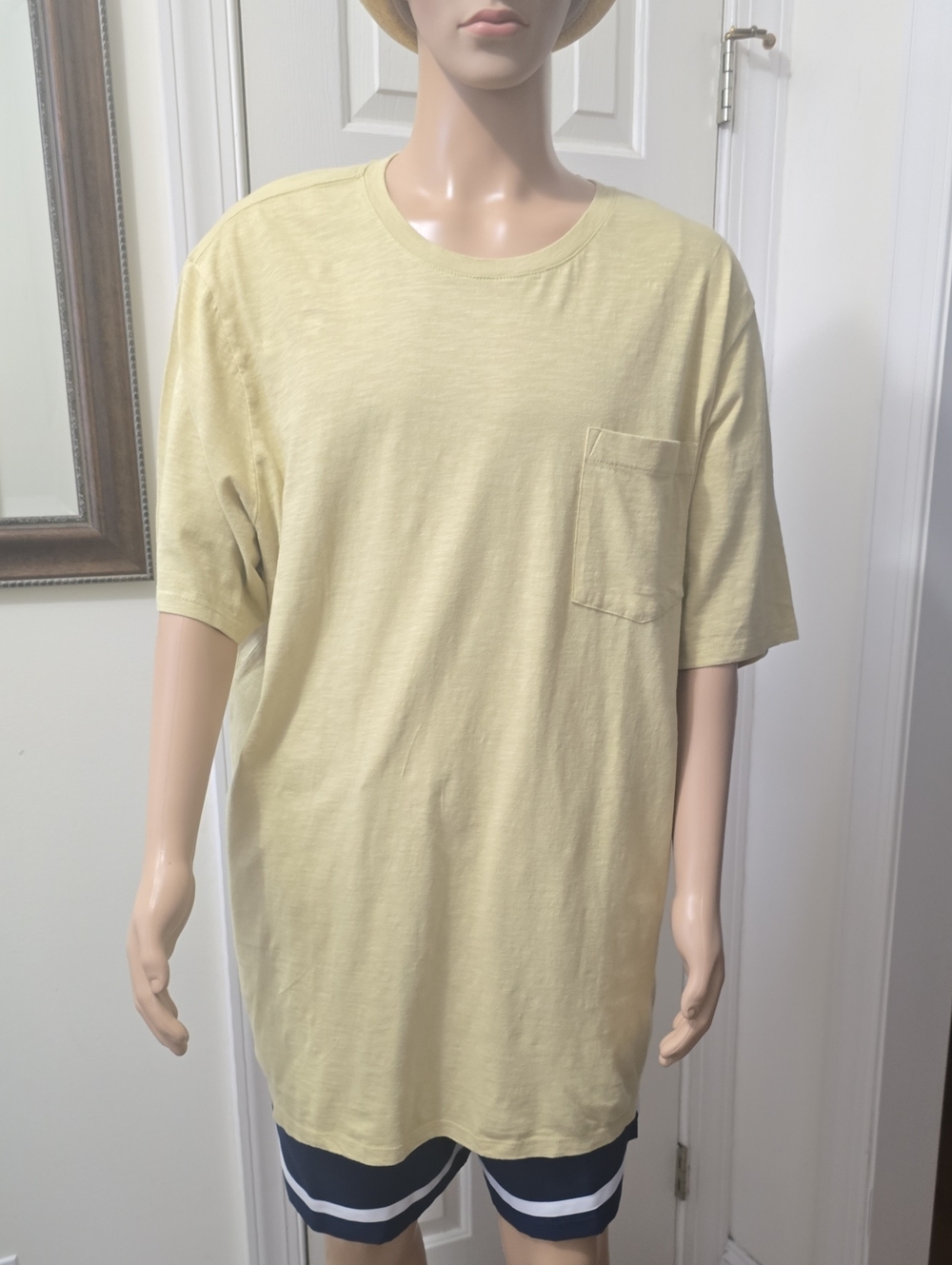 MUTUAL WEAVE BRAND MENS BIG & TALL "KAKHI SAGE" SHORT SLEEVE TEE-SHIRT SIZE 3XLT